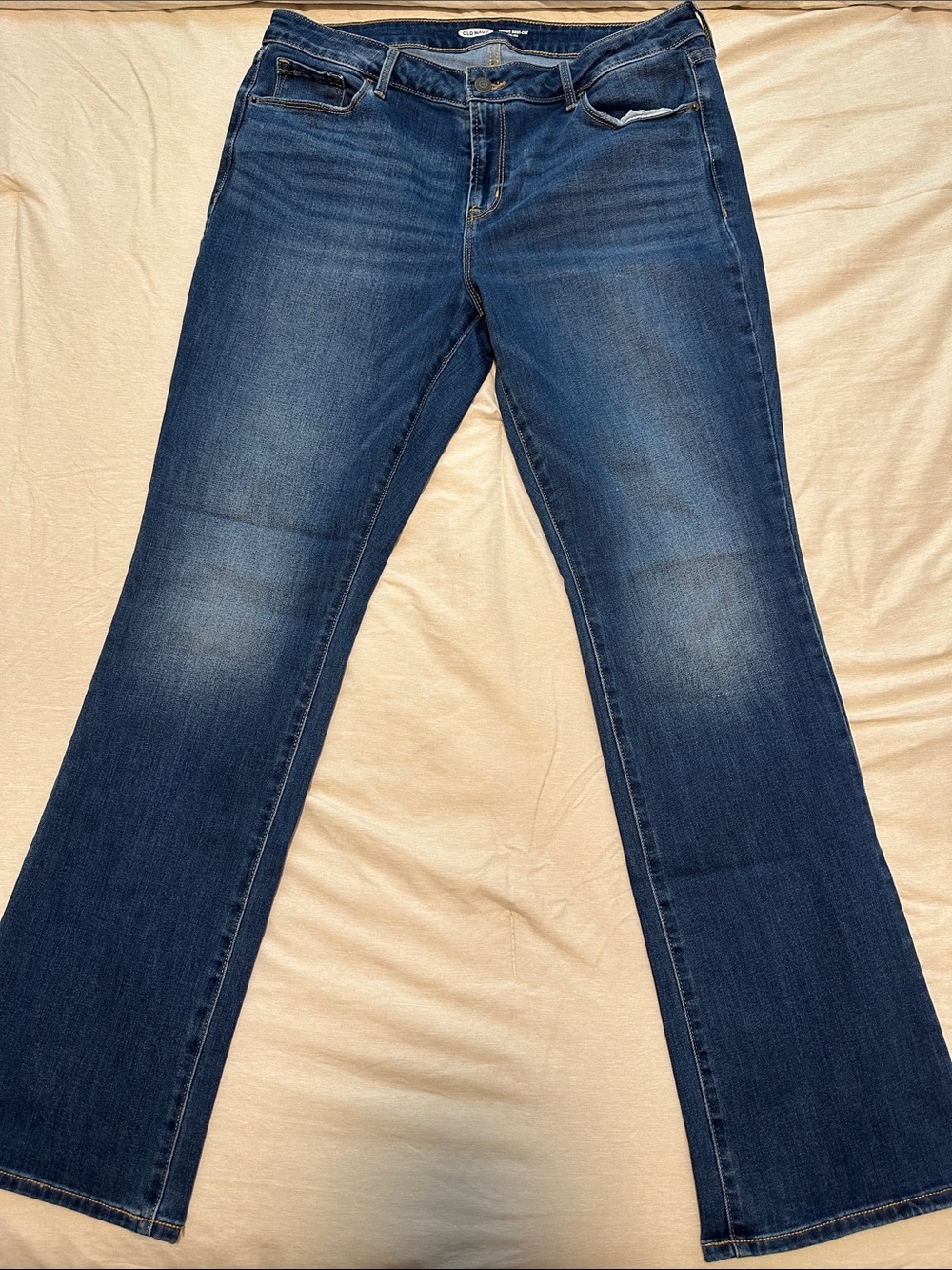 Old Navy Kicker Boot Cut Mid Rise Size 14